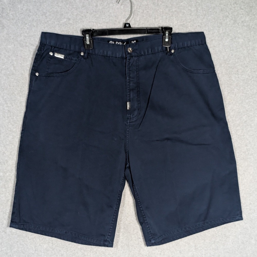 LRG The Regatta Don Dada Shorts Mens 42 Blue Denim Baggy Streetwear Hip Hop